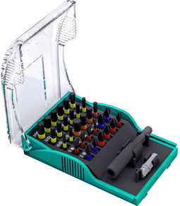Heller Tools 29347 1 Bitset 32-delig Kruiskop Phillips, Kruiskop Pozidriv, Plat, Binnen-zesrond (TX), Inbus Torsion Con