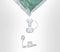 Hellermann Tyton Y-1/SF Groen, Transparant