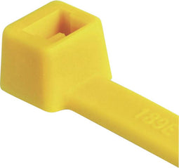 HellermannTyton 111-03006 T30R-PA66-YE Kabelbinder 150 mm 3.50 mm Geel Weerstabiel 100 stuk(s)