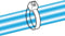 HellermannTyton 111-04800 T50R-PA66-BU Kabelbinder 200 mm 4.60 mm Blauw 100 stuk(s)
