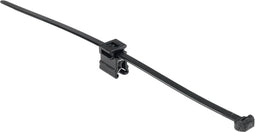 HellermannTyton 156-01153 T50ROSEC4B-PA66W-BK (100) Kabelbinder met clip 200 mm 4.6 mm Zwart 100 stuk(s)