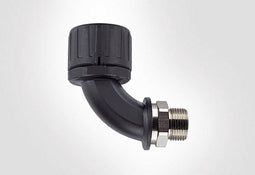 HellermannTyton 166-22503 HG21-90M-M20-PA66/NPB-BK Slangbevestiging Zwart M20 90° 1 stuk(s)