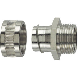 HellermannTyton 166-30304 SC20-FM-M20 Slangbevestiging Metaal 16.90 mm Recht 1 stuk(s)