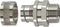 HellermannTyton 166-31104 PCS20-SM-M20-NPB-ML Slangbevestiging Metaal M20 Recht 1 stuk(s)