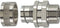 HellermannTyton 166-31104 PCS20-SM-M20-NPB-ML Slangbevestiging Metaal M20 Recht 1 stuk(s)