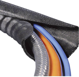 HellermannTyton 170-01015 Twist-In 25 Gevlochten slang Zwart Polyester 19 tot 25 mm 2 m