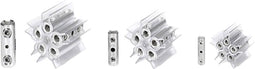 HellermannTyton 435-01408 SV2-SNCU-CL Verbindingsblok Flexibel: - Massief: 1.5-16 mm² Aantal polen: 5 1 stuk(s) Transpa