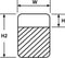 HellermannTyton 550-11401 RO202REF-1401-WH Kabeletiket RiteOn 12.70 x 19.10 mm