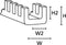 HellermannTyton G51NB PA6 NA 25 Stootrand Polyamide Natuur (A x B x C x D) 4.6 x 2.4 x 4.3 x 2.7 25 m