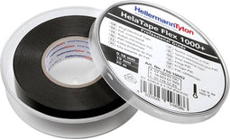 HellermannTyton HelaTape Flex 1000+ 710-10601 Isolatietape-set HelaTape Flex 1000+ Zwart (l x b) 20 m x 19 mm 10 stuk(s)