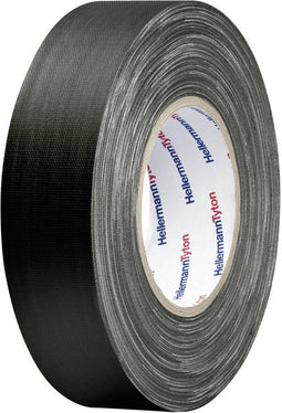 HellermannTyton HTAPE-TEX-BK-50x50 712-00904 Textieltape HelaTape Tex Zwart (l x b) 50 m x 50 mm 1 stuk(s)