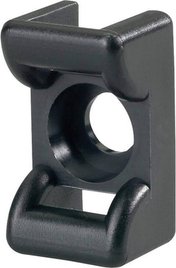 HellermannTyton KR6G5-PA66-BK (100) Bevestigingssokkel Schroefbaar 151-24600 Zwart 100 stuk(s)