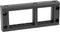 HellermannTyton VarioPlate-24_Frame-PL-BK Frame voor kabelinvoer Halogeenvrij Kunststof Zwart 1 stuk(s)