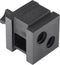 HellermannTyton VP-S_2/7-8_Ins-dbl-PL-BK (20) Dubbele doorvoertule Halogeenvrij Kunststof Zwart 20 stuk(s)