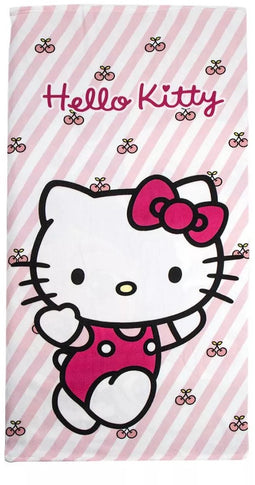 Hello Kitty badlaken Cherry, strandlaken, 70 x 140 cm, fast dry