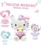 Hello Kitty Interactieve Pluche Verjaardag +/- 26 cm - JEMINI - Interactieve muziek, kaars en gelach.