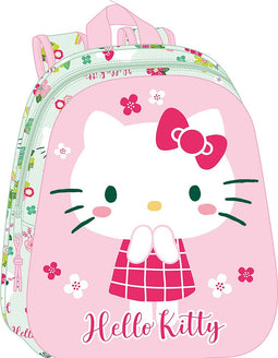 Hello Kitty Rugzak, 3D Pretty - 33 x 27 x 10 cm - Polyester