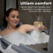 HelloBath® Opvouwbaar bad - XXL Goliath (Comfort) - Donker Grijs - 157cm - Inklapbaar bad - Zitbad voor volwassenen - Bath Bucket - Extra: Luxe Badkussen, Deksels, Badlamp & Opbergtas