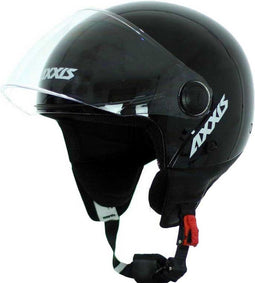 Helm Axxis Square Solid Glans Zwart L