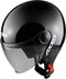 Helm Axxis Square Solid Glans Zwart L