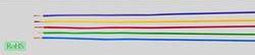 Helukabel 29376 Draad H05V-K 1 x 0.75 mm² Blauw, Wit 100 m
