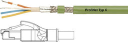Helukabel 806413 RJ45 Netwerkkabel, patchkabel CAT 5e SF/UTP 5.00 m Groen PUR-mantel, Afscherming gevlochten, Folie afs