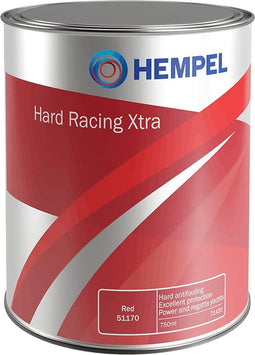 HEMPEL® Hard Racing Xtra 7666C Souv. Blue 31750 - Koperhoudende Antifouling - ZOUT - ZOET - BRAK water - zeer geschikt voor speedboten