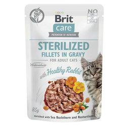 Kattenvoer Brit Sterilized Konijnenvlees 85 g