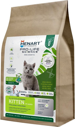 Henart mealworm insect cat kitten with hem eggshell membrane kattenvoer 1,5 kg