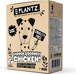 HenArt Plantz® “KIP Gourmet Stukjes” + zoete aardappel, rijst, pastinaak, erwt, peer, tijm, marjolein – Hypoallergene Vegan Maaltijd (10x380g)