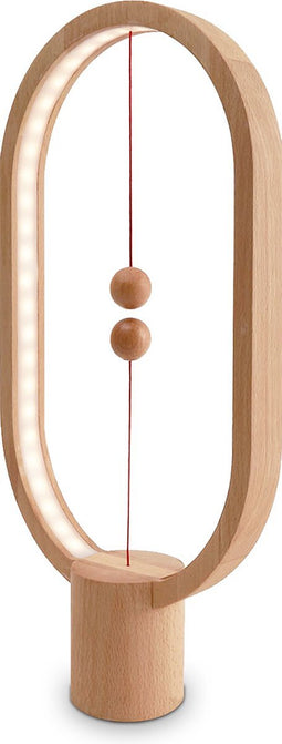 Heng Balance Lamp Ellipse USB; LIGHT WOOD