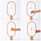 Heng Balance Lamp Ellipse USB; LIGHT WOOD