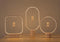Heng Balance Lamp Square USB; LIGHT WOOD