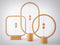 Heng Balance Lamp Square USB; LIGHT WOOD