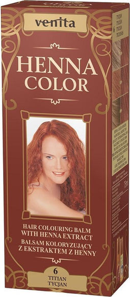 Henna Kleurenbalsem met henna-extract 6 Titian 75ml