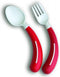 Henro-Grip® Bestek - lepel rechtshandig rood - Henro-Grip