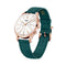 Henry London HL39-CS-0144 - Horloge - Leer - Blauw - Ø 39 mm