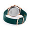 Henry London HL39-CS-0144 - Horloge - Leer - Blauw - Ø 39 mm