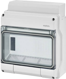 Hensel 61000736 KV 1509 Kleine verdeelkast Opbouw (op muur) Aantal groepen: 9 Aantal rijen: 1 Inhoud: 1 stuk(s)