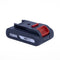 HENX oplaadbare batterij H18B40 voor 20V apparaat 4000mAh batterijcapaciteit grijs