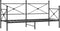 vidaXL - Slaapbank - zonder - matras - 90x190 - cm - staal - zwart