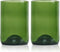 Glazen Rebottled Groen 330 ml - 2 stuks - gemaakt van gerecyclede wijnflessen