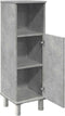 vidaXL - Badkamerkast - 30x30x95 - cm - spaanplaat - betongrijs