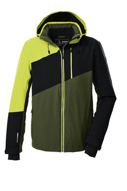 Killtec KSW 32 - Ski Jas Heren - Waterdicht 10000 mm Ademend 3000 g/m²/24h - Groen/Zwart S