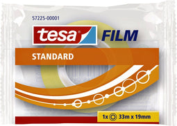 Plakband tesafilm standaard 33mx19mm transparant | 24 stuks