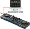 Hercules DJControl Starlight - DJ controller - Draagbare - 2 tracks met 8 pads - Serato DJ Lite meegeleverd