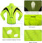 Heren Sportjack fluoricerend groen/geel - Mt. XXL - Waterdicht - Winddicht - Fietsshirt - Warm thermische MTB jas - Goed zichtbaar en veilig in het donker -