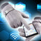 Heren Suede Skihandschoenen met Fluwelen Voering - Winterproof & Touchscreen