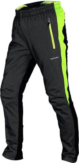 Herenbroek fietsbroek XL (taille 80-103 cm) - Valt klein - Binnenkant met fleece - Drielaags - Warm - Winddicht voor herfst en winter