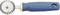 Herenthal Pizzasnijder - Vaatwasserbestendig - Roestvrijstaal - Met ophanghaak - Deegsnijder - Blauw
